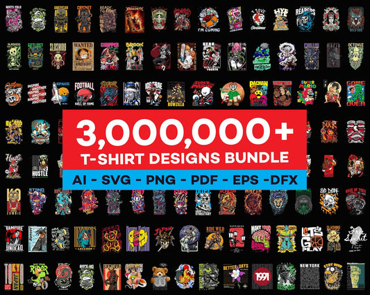 T Shirt Graphics Bundle, Apparel Design Pack