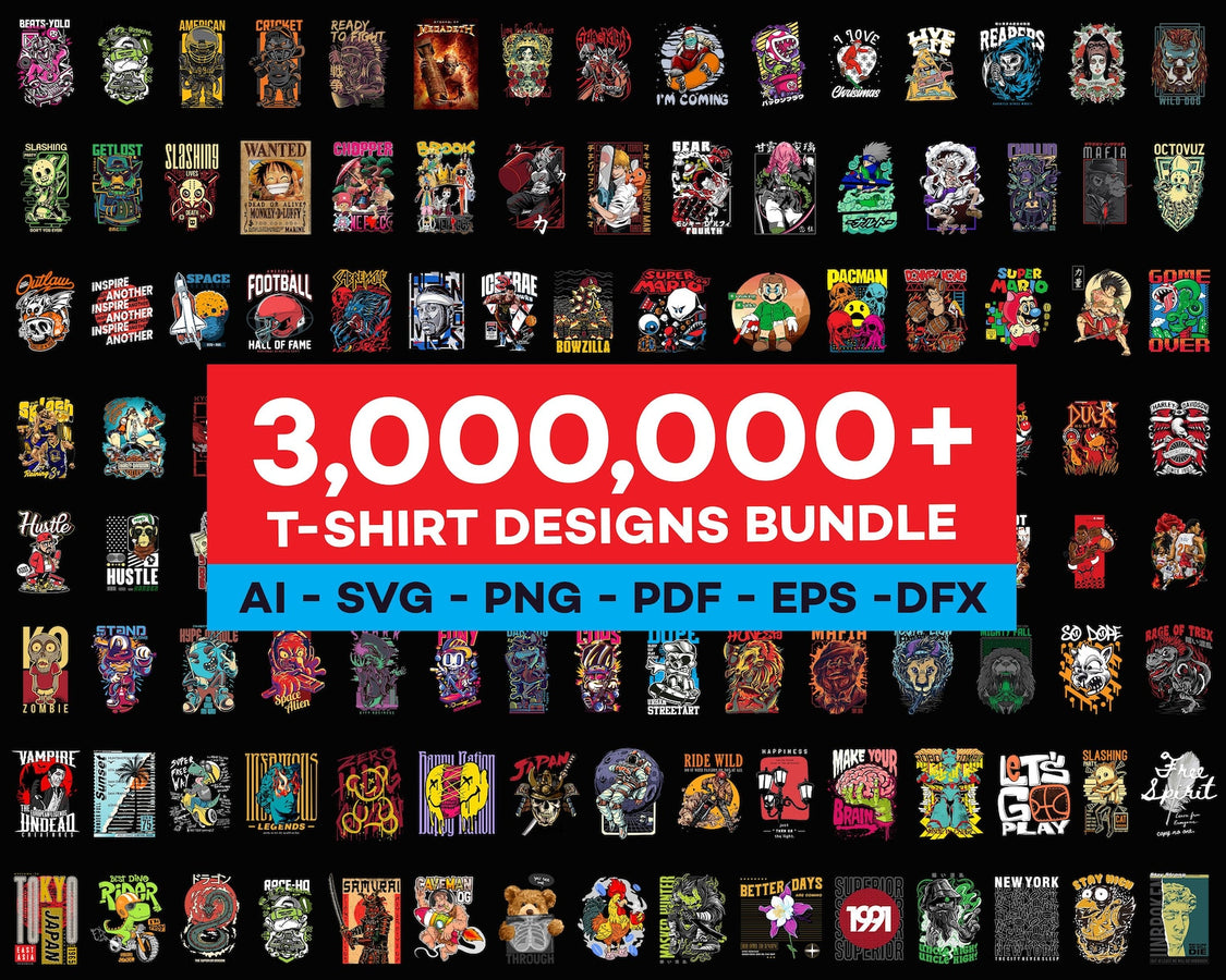T Shirt Graphics Bundle, Apparel Design Pack