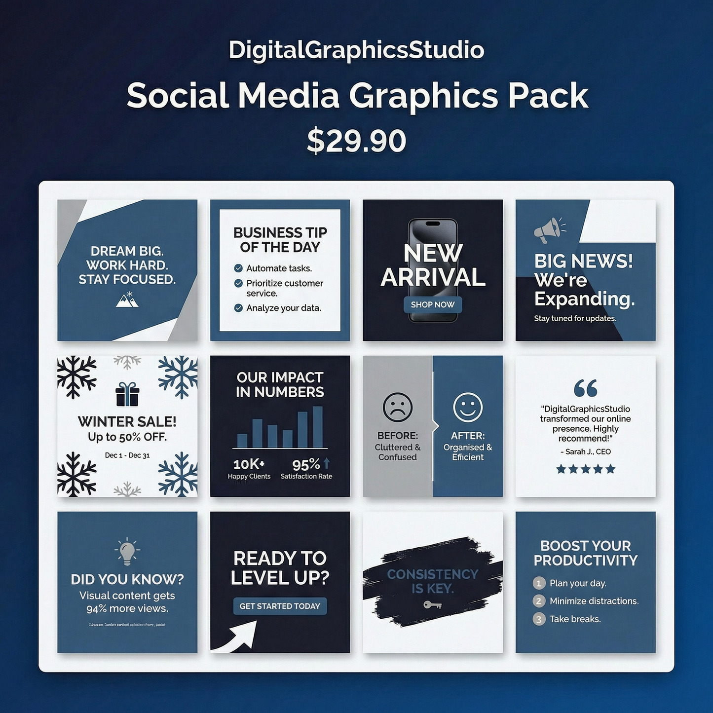 Social Media Graphics Pack