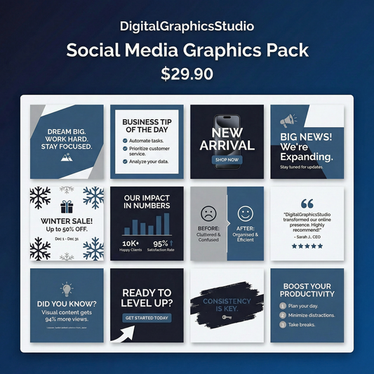 Social Media Graphics Pack